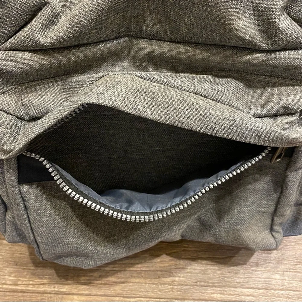 Unisex Grey Backpack - Picture 2 of 9